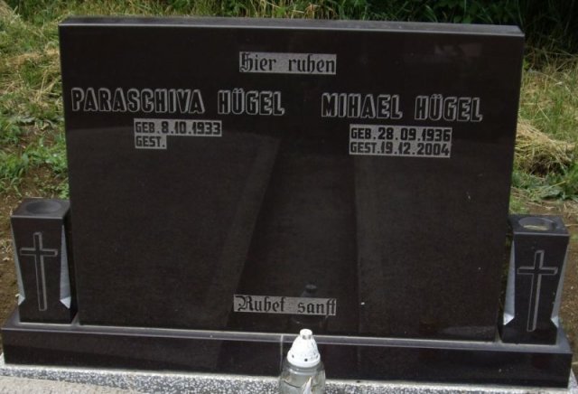Huegel Michael 1936-2004 Grabstein